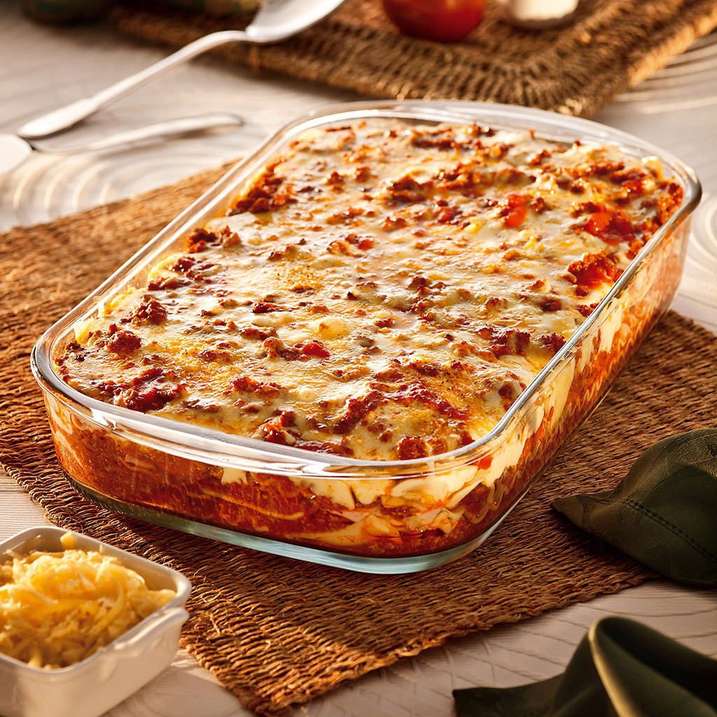 Lasanha de Pão com Calabresa e Presunto